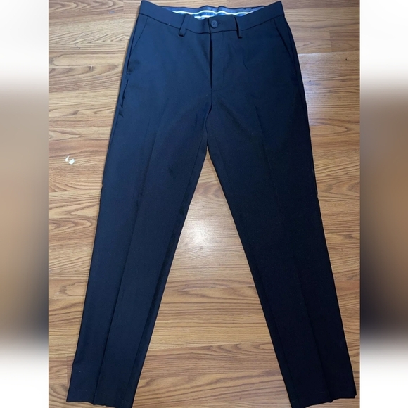 Haggar Cool Right Performance Flex Men's Dress Pants 32x32 black - Picture 1 of 5